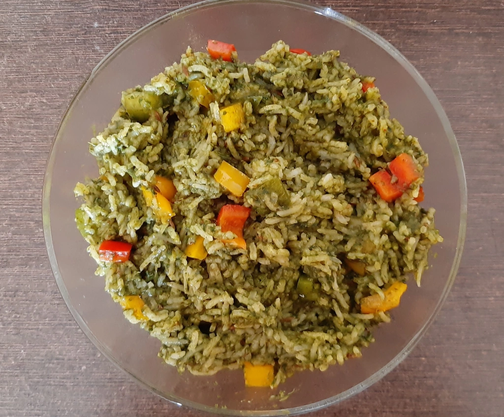 Palak/Spinach Rice Recipe